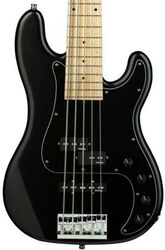 Solid body electric bass Sadowsky Hybrid P/J Bass 5 Ash Metroline 21-Fret (Germany, MN) - Solid black satin