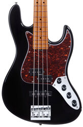 Solid body electric bass Sadowsky MetroExpress 21-Fret Hybrid P/J Bass V2 4-String (MN) - Black pearl