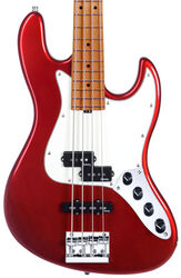 Solid body electric bass Sadowsky MetroExpress 21-Fret Hybrid P/J Bass V2 4-String (MN) - Candy apple red