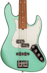 Solid body electric bass Sadowsky MetroExpress 21-Fret Hybrid P/J Bass V2 4-String (PF) - Sage green metallic