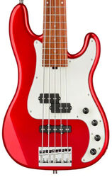 Solid body electric bass Sadowsky Metroline 21-Fret Hybrid P/J Bass Alder (5-String, Germany, MOR) - Candy Apple Red Metallic