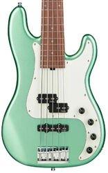 Solid body electric bass Sadowsky Metroline 21-Fret Hybrid P/J Bass Alder (5-String, Germany, MOR) - Sage Green Metallic Satin