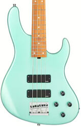Solid body electric bass Sadowsky Metroexpress 24-Fret Modern Bass (MN) - Solid sage green metallic