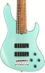 Solid body electric bass Sadowsky Metroexpress 24-Fret Modern Bass 5-String (MOR) - Solid sage green metallic