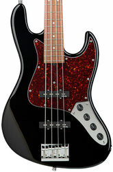 Solid body electric bass Sadowsky MetroLine 24-Fret Modern Bass, Alder, 4-String (Germany, MOR) - Solid black high polish