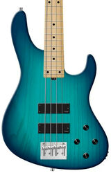 MetroLine 24-Fret Modern Bass, Ash, 4-String (Germany, MN) - bora blue burst transparent satin