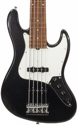 Solid body electric bass Sadowsky RV5 Metroline Vintage Japan (RW) - Charcoal foam metallic