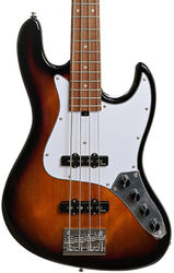 Solid body electric bass Sadowsky MetroExpress 21-Fret Vintage J/J Bass V2 4-String (PF) - Tobacco sunburst transparent