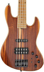 Solid body electric bass Sadowsky Metroline 21-Fret Standard M/M Bass 5 Ltd (Germany, MN) - Natural transparent satin