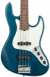 Solid body electric bass Sadowsky MetroLine 21-Fret Vintage J/J Bass Alder 4-String (Germany, MOR) - Blue transparent satin