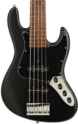 Solid body electric bass Sadowsky Metroline 21-Fret Vintage J/J Bass Alder 5 (Germany, MOR) - Solid black satin