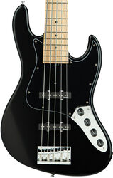 Solid body electric bass Sadowsky Metroline 21-Fret Vintage J/J Bass Ash 5 (Germany, MN) - Solid black satin