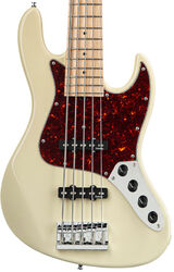 Solid body electric bass Sadowsky Metroline 21-Fret Vintage J/J Bass Ash 5 (Germany, MN) - Solid olympic white