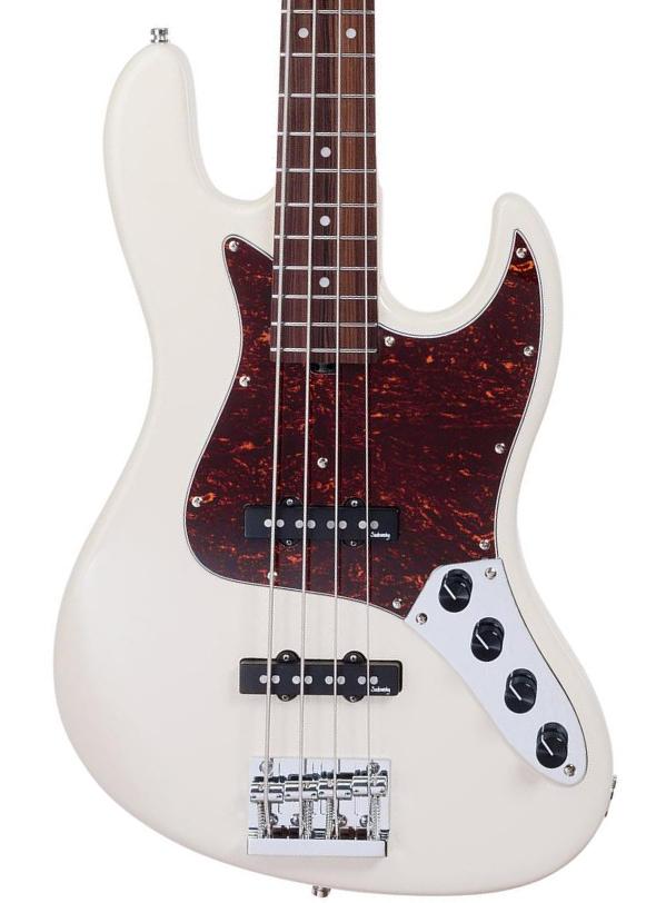 Solid body electric bass Sadowsky MetroExpress 21-Fret Standard J/J Bass V2 4-String (MOR) - Olympic white