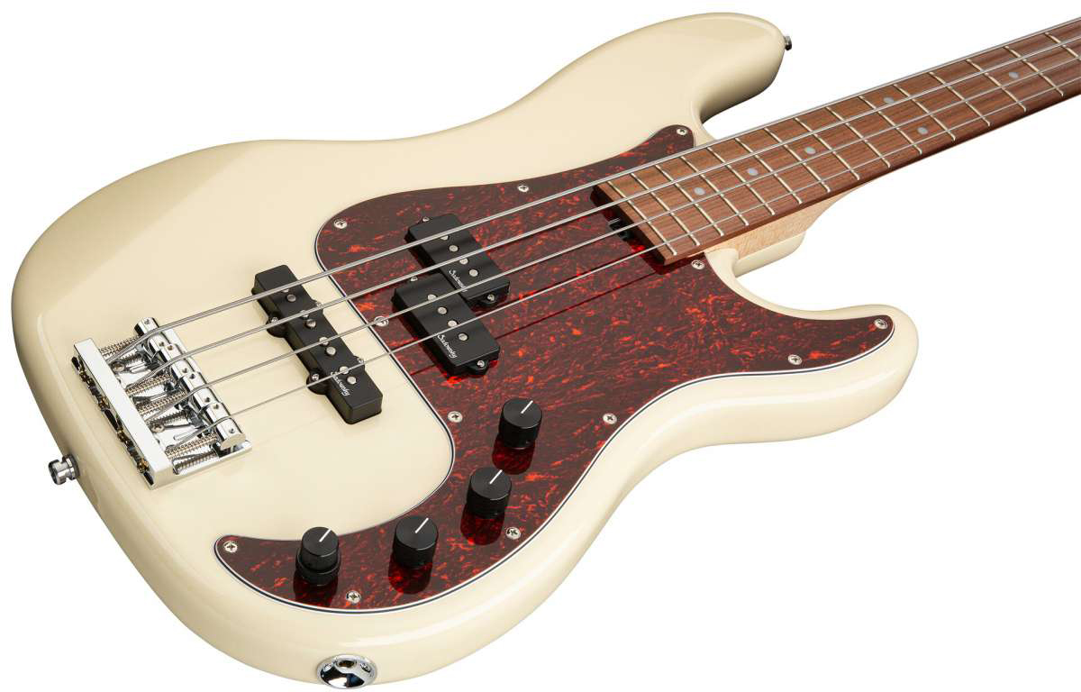 Sadowsky Hybrid P/j Bass 21 Fret Alder 4c Metroline All Active Mor - Olympic White - Solid body electric bass - Variation 2