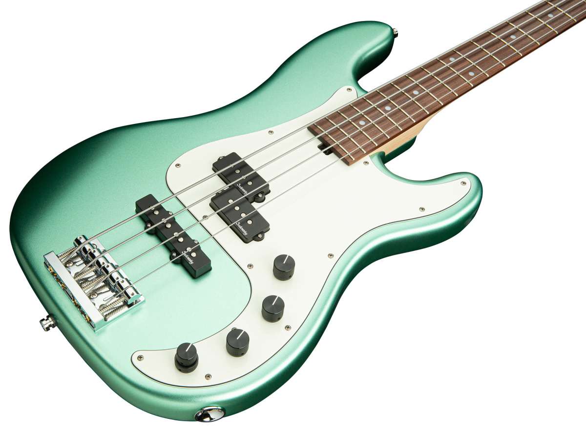 Sadowsky Hybrid P/j Bass 21 Fret Alder 4c Metroline All Active Mor - Sage Green Metallic Satin - Solid body electric bass - Variation 2