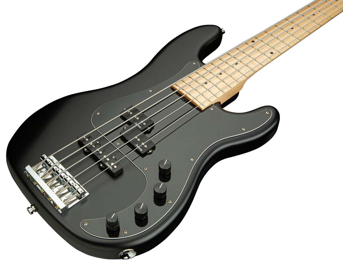 Sadowsky Hybrid P/j Bass Ash 21 Fret 5c Metroline All Mn - Solid Black Satin - Solid body electric bass - Variation 2
