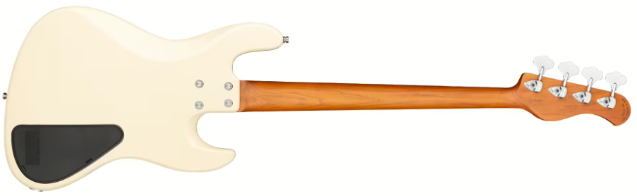 Sadowsky Hybrid Pj Bass 21-fret 4c Lh Metroexpress Gaucher Active Mor - Solid Olympic White - Solid body electric bass - Variation 1