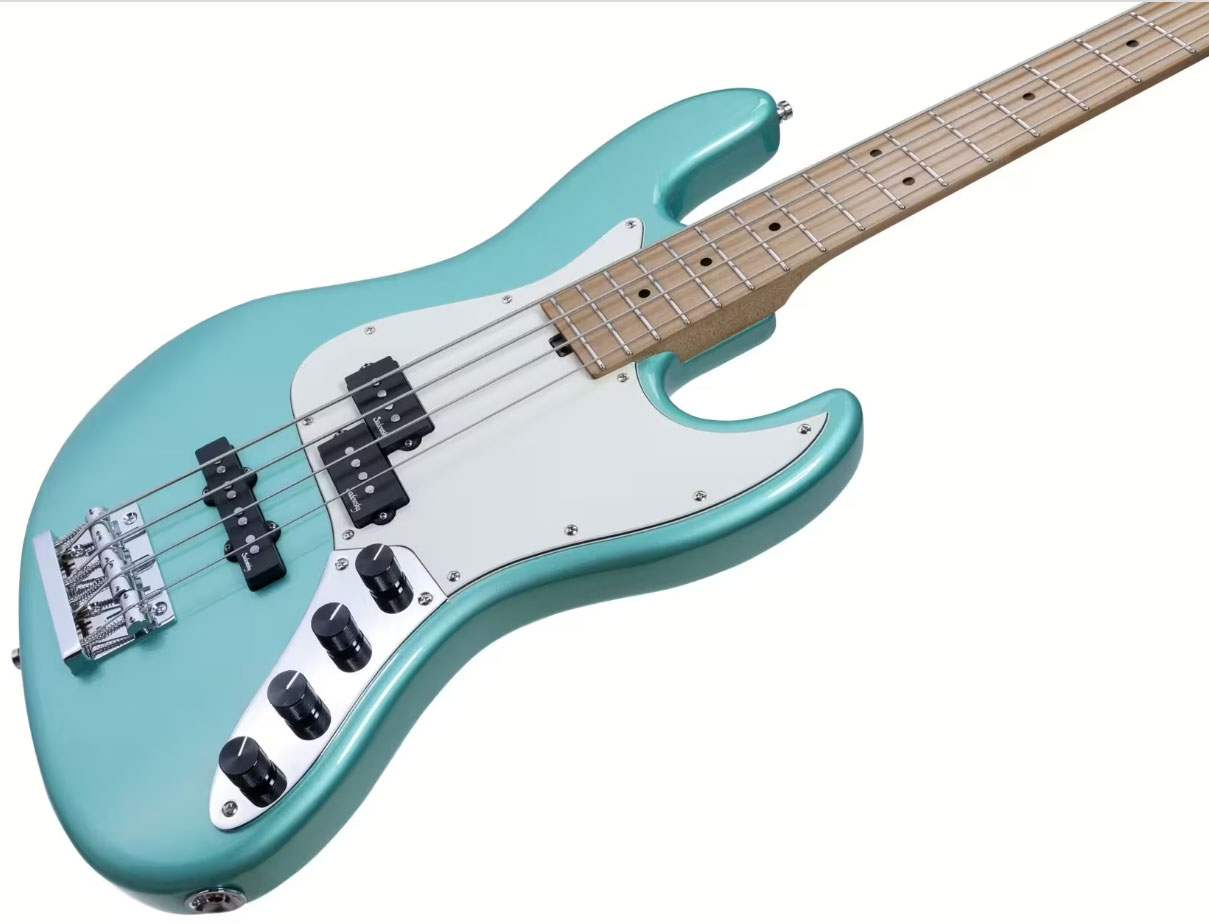 Sadowsky Hybrid Pj Bass 21 Fret 4c Metroexpress V2 Mn - Sage Green Metallic - Solid body electric bass - Variation 2