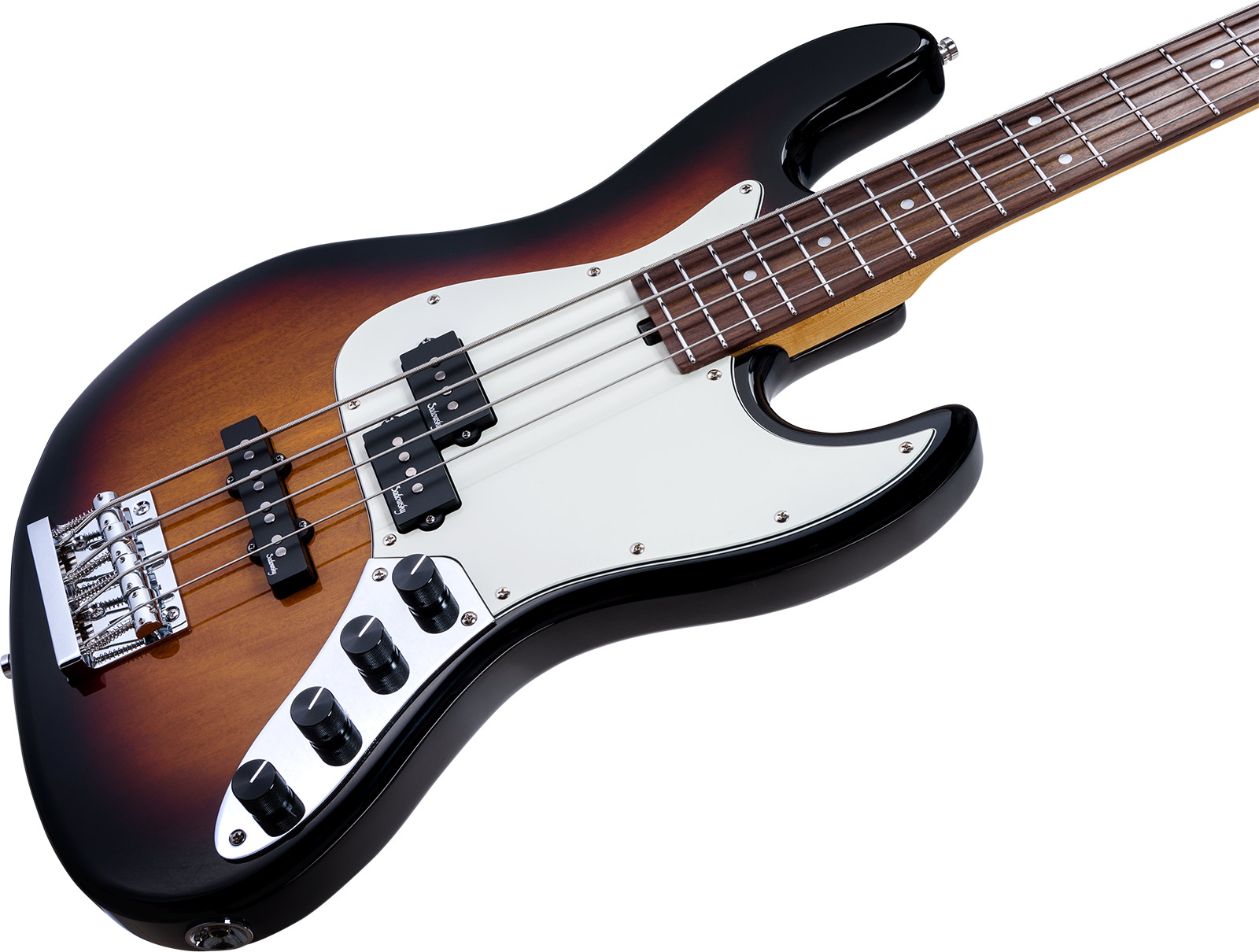 Sadowsky Hybrid Pj Bass 21 Fret 4c Metroexpress V2 Pf - Tobacco Burst - Solid body electric bass - Variation 2