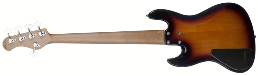 Sadowsky Hybrid Pj Bass 21 Fret 5c Metroexpress V2 Mn - Tobacco Sunburst Transparent - Solid body electric bass - Variation 1