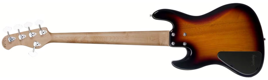 Sadowsky Hybrid Pj Bass 21 Fret 5c Metroexpress V2 Pf - Tobacco Sunburst Transparent - Solid body electric bass - Variation 1