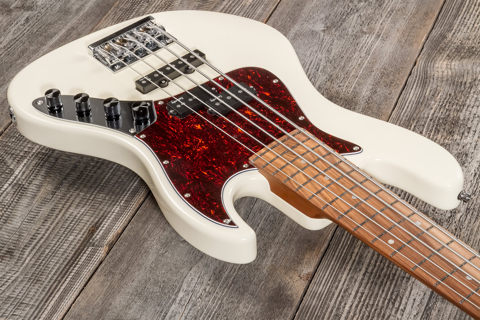 Sadowsky Hybrid Pj Bass 21 Fret 5c Metroexpress V2 Pf - Olympic White - Solid body electric bass - Variation 2
