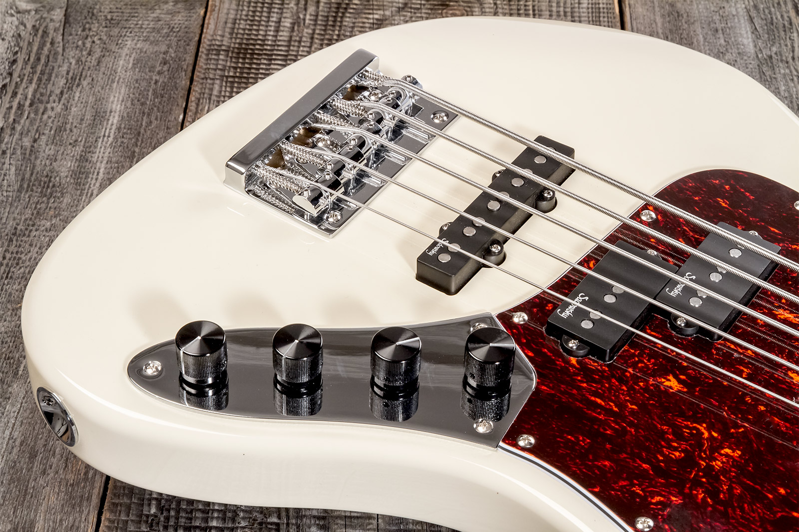 Sadowsky Hybrid Pj Bass 21 Fret 5c Metroexpress V2 Pf - Olympic White - Solid body electric bass - Variation 3