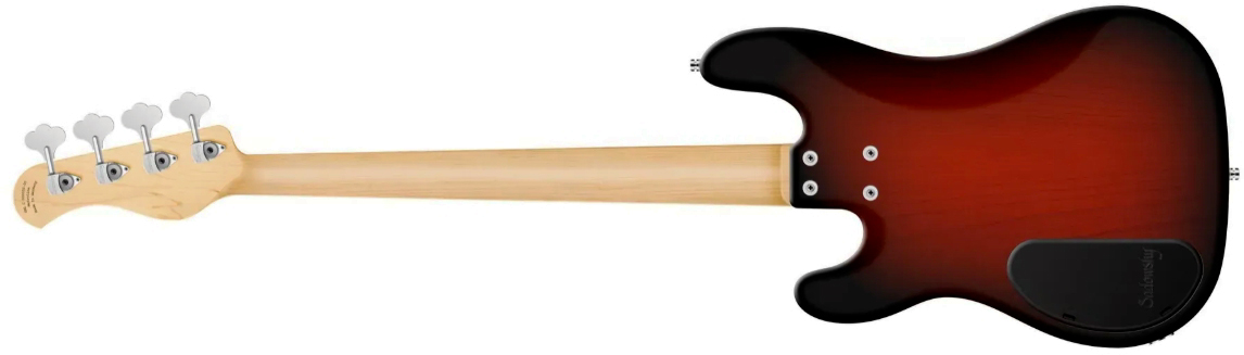 Sadowsky Hybrid Pj Bass 21 Fret Alder 4c Metroline All Active Mor - Almond Sunburst Transparent Satin - Solid body electric bass - Variation 1