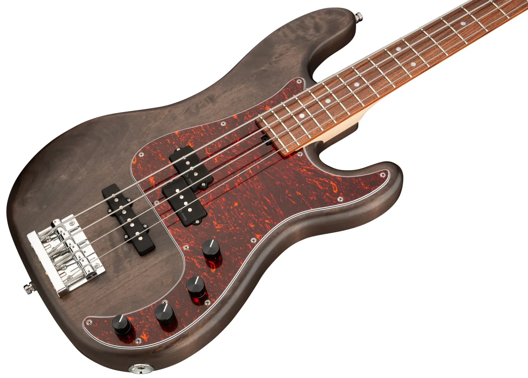 Sadowsky Hybrid Pj Bass 21 Fret Alder 4c Metroline All Active Mor - Nirvana Black Transparent Satin - Solid body electric bass - Variation 2