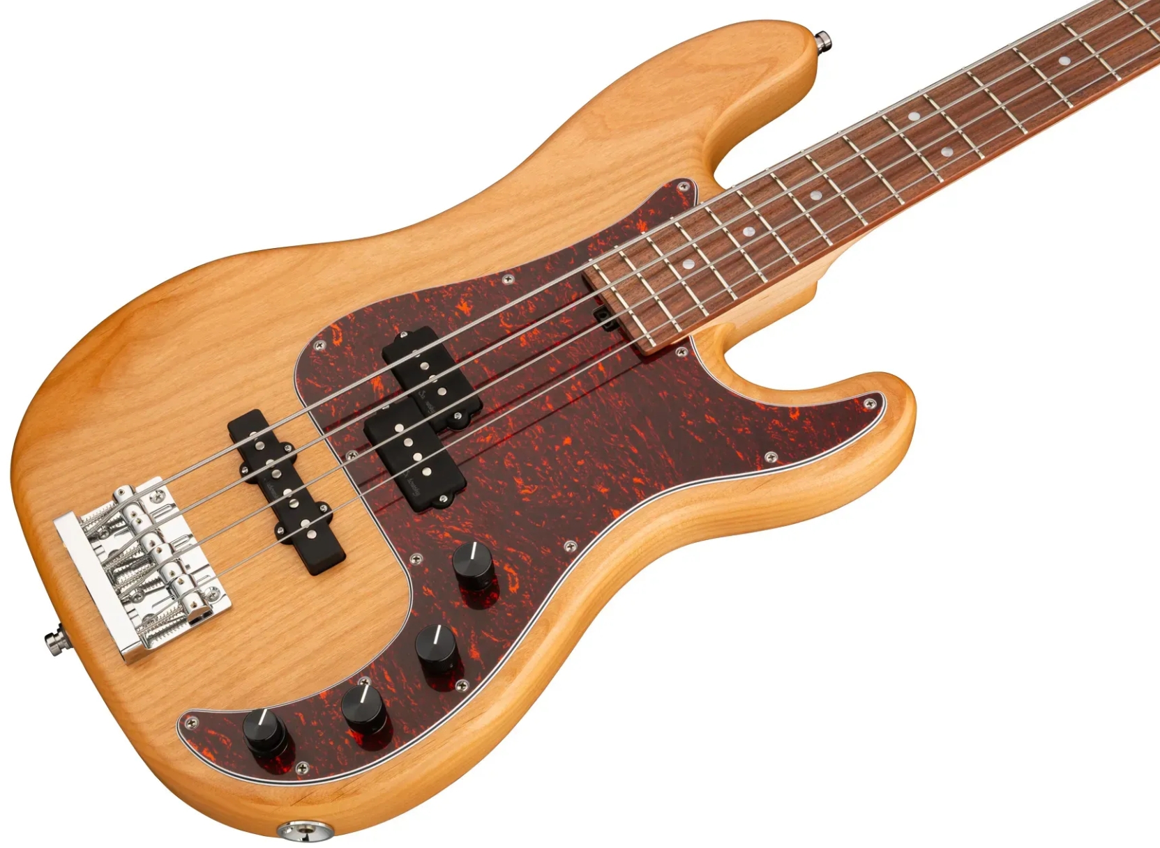 Sadowsky Hybrid Pj Bass 21 Fret Alder 4c Metroline All Active Mor - Natural Transparent Satin - Solid body electric bass - Variation 2