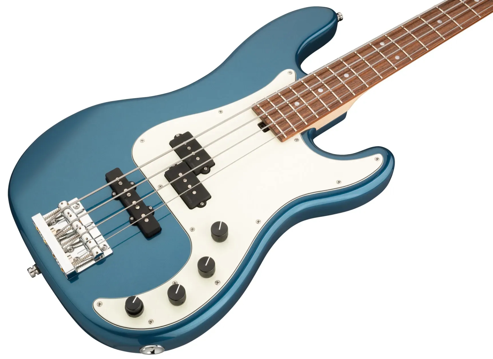 Sadowsky Hybrid Pj Bass 21 Fret Alder 4c Metroline All Active Mor - Dark Lake Placid Blue Metallic - Solid body electric bass - Variation 2