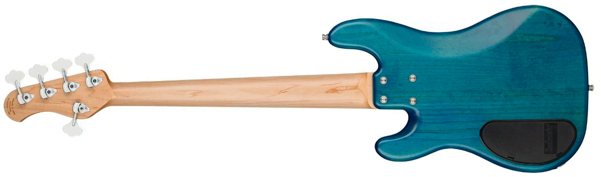 Sadowsky Hybrid Pj Bass 21 Fret Alder 5c Metroline All Active Mor - Ocean Blue Transparent Satin - Solid body electric bass - Variation 1
