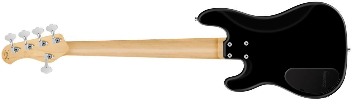 Sadowsky Hybrid Pj Bass 21 Fret Alder 5c Metroline All Active Mor - Solid Black Satin - Solid body electric bass - Variation 1