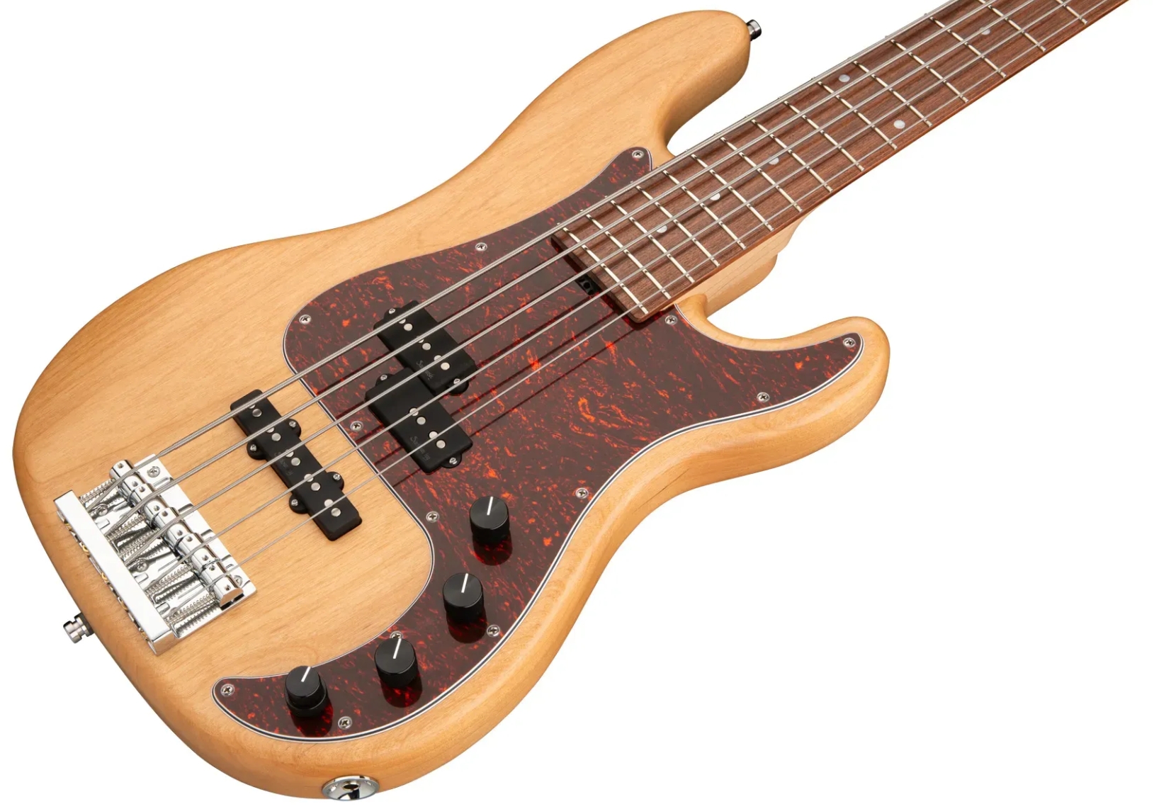 Sadowsky Hybrid Pj Bass 21 Fret Alder 5c Metroline All Active Mor - Natural Transparent Satin - Solid body electric bass - Variation 2