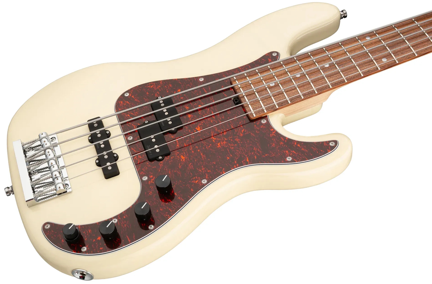Sadowsky Hybrid Pj Bass 21 Fret Alder 5c Metroline All Active Mor - Solid Olympic White - Solid body electric bass - Variation 2