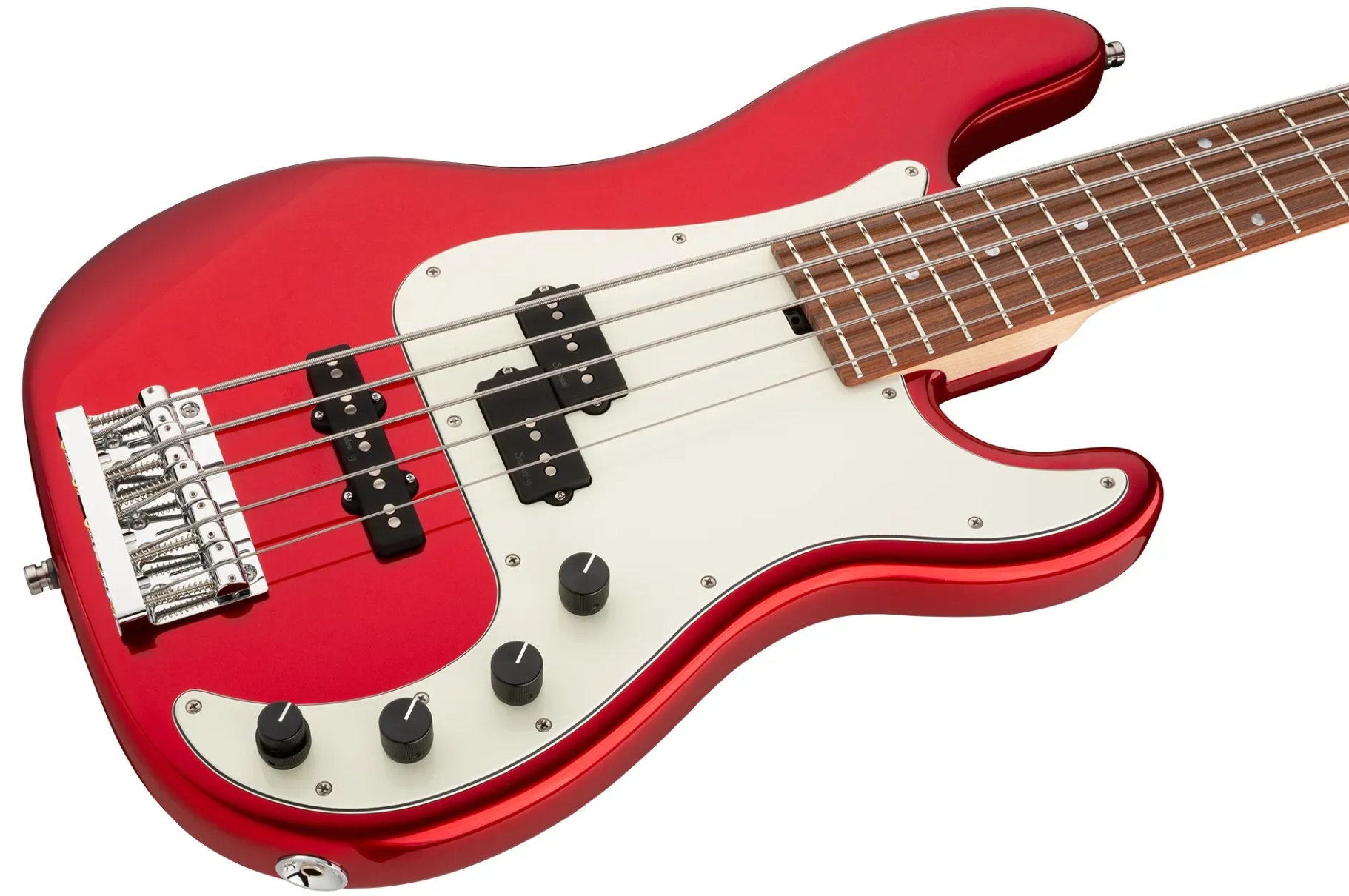 Sadowsky Hybrid Pj Bass 21 Fret Alder 5c Metroline All Active Mor - Candy Apple Red Metallic - Solid body electric bass - Variation 2