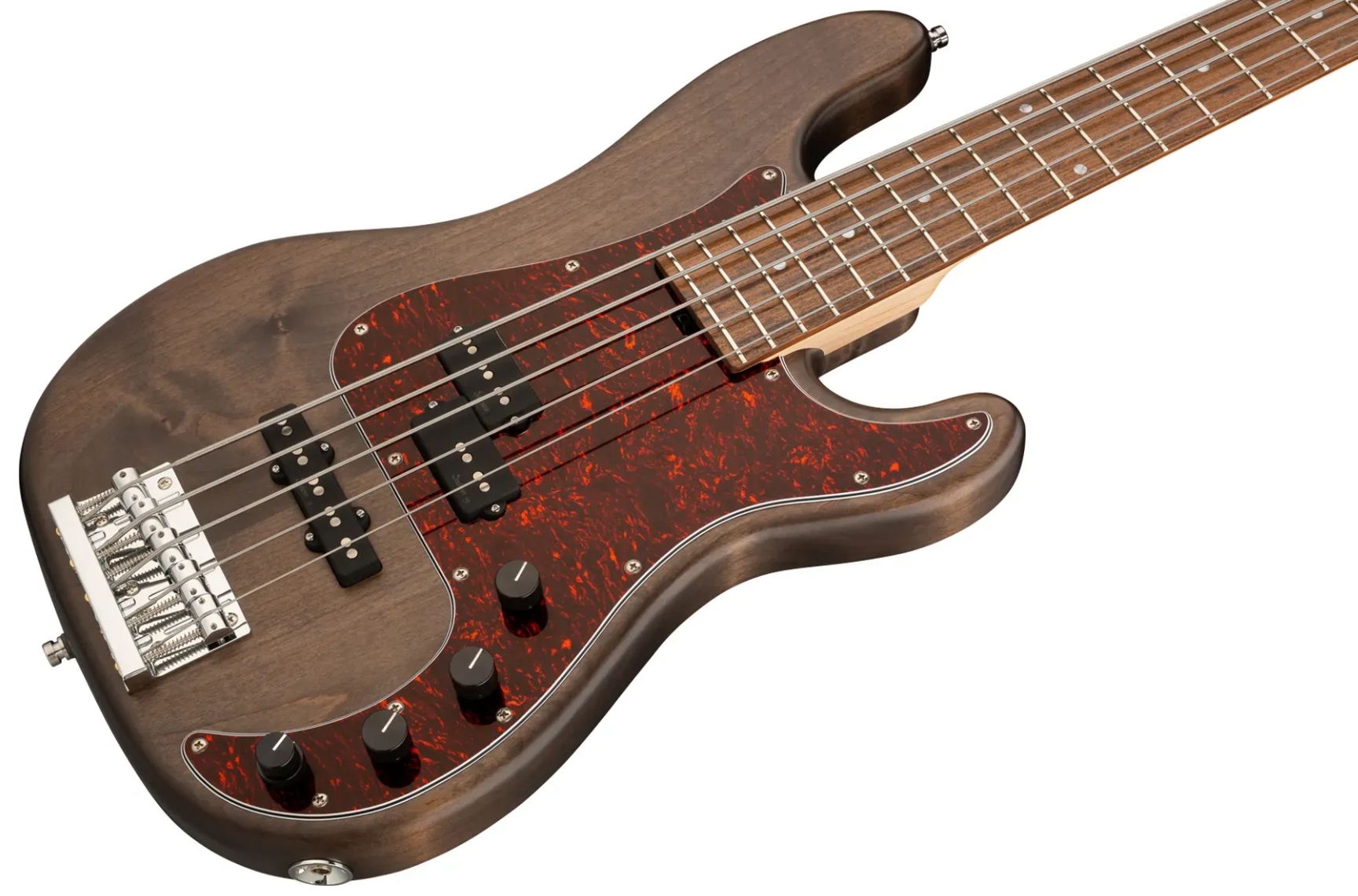 Sadowsky Hybrid Pj Bass 21 Fret Alder 5c Metroline All Active Mor - Nirvana Black Transparent Satin - Solid body electric bass - Variation 2