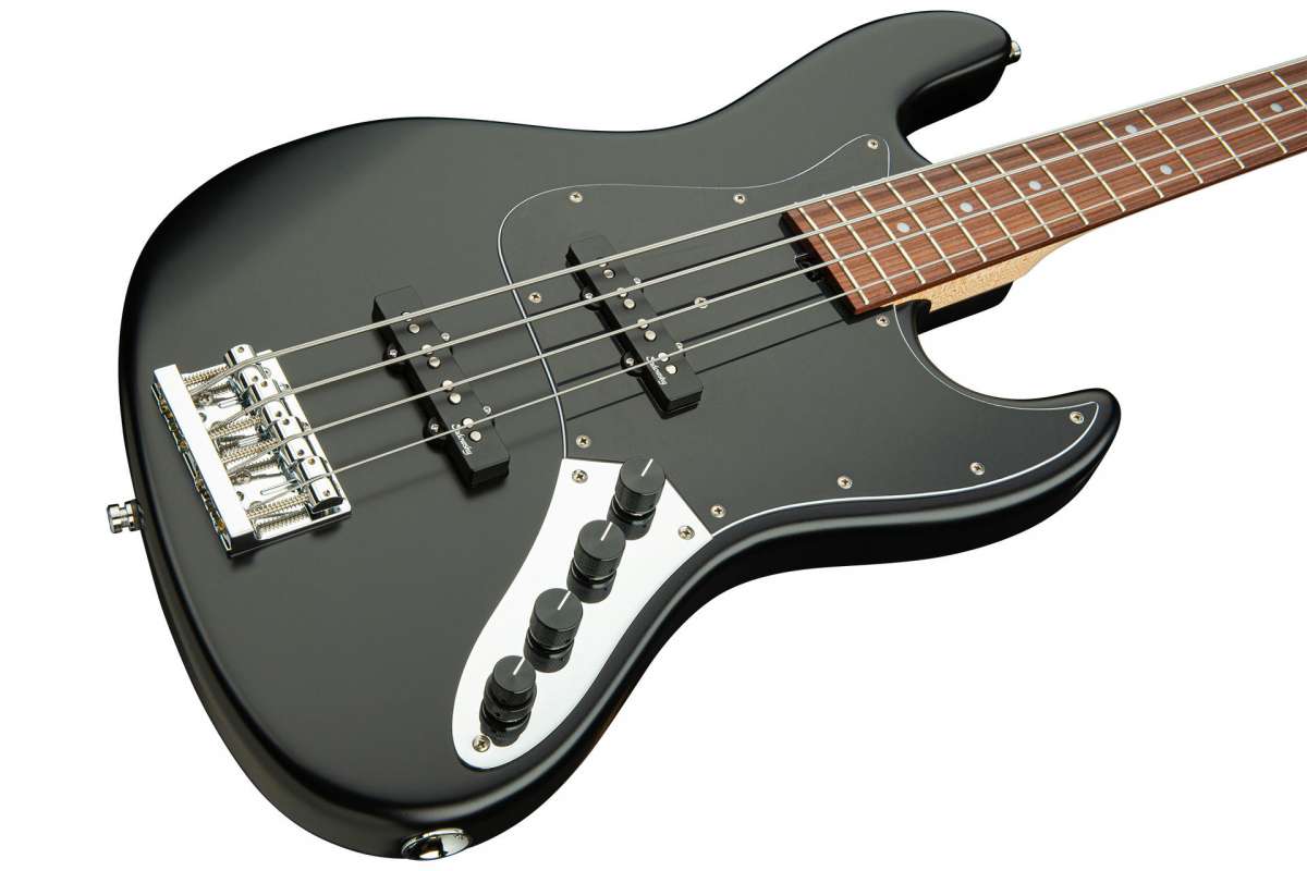 Sadowsky Vintage J/j Bass 21 Fret Alder 4c Metroline All Active Mor - Solid Black Satin - Solid body electric bass - Variation 2