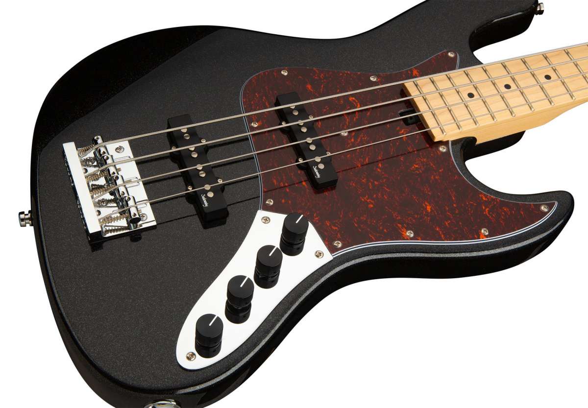 Sadowsky J/j Bass 21 Fret Vintage 4c Metroexpress Mn - Black - Solid body electric bass - Variation 2