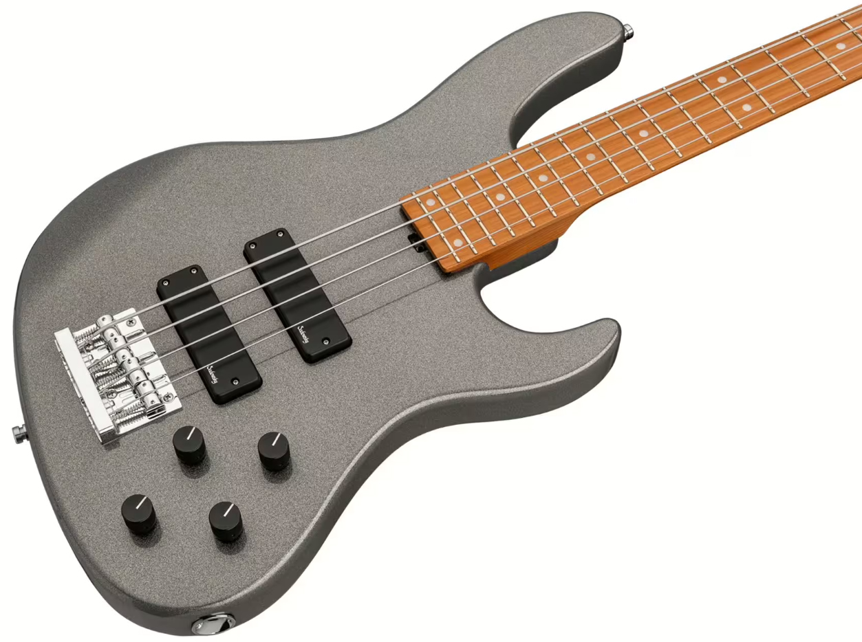 Sadowsky Modern Bass 24-fret 4c Metroexpress Active Mn - Solid Silver Metallic - Solid body electric bass - Variation 2