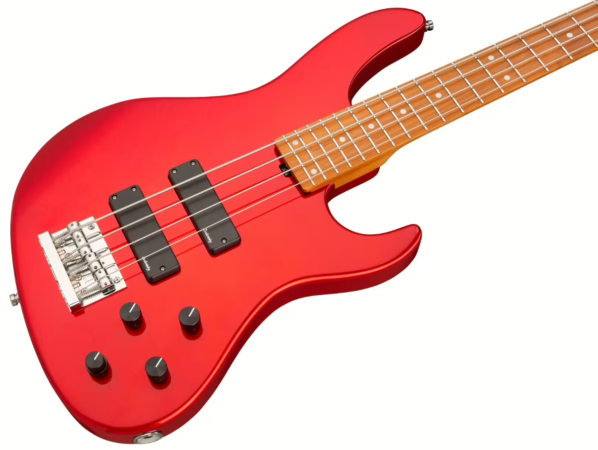Sadowsky Modern Bass 24-fret 4c Metroexpress Active Mn - Candy Apple Red Metallic - Solid body electric bass - Variation 2