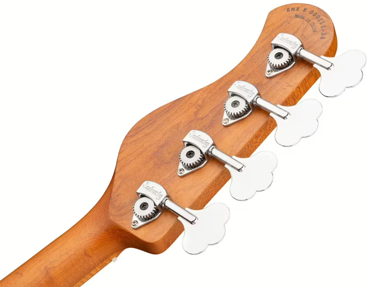 Sadowsky Modern Bass 24-fret 4c Metroexpress Active Mn - Solid Sage Green Metallic - Solid body electric bass - Variation 4