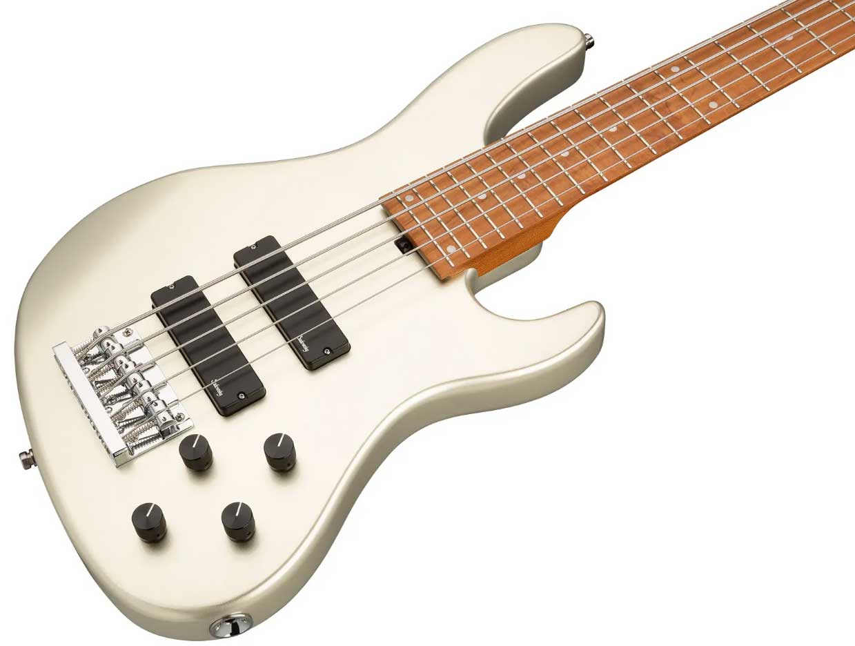 Sadowsky Modern Bass 24-fret 5c Metroexpress Active Mn - Solid Champagne Metallic - Solid body electric bass - Variation 2