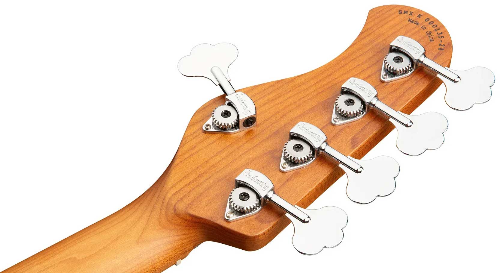 Sadowsky Modern Bass 24-fret 5c Metroexpress Active Mn - Solid Champagne Metallic - Solid body electric bass - Variation 5