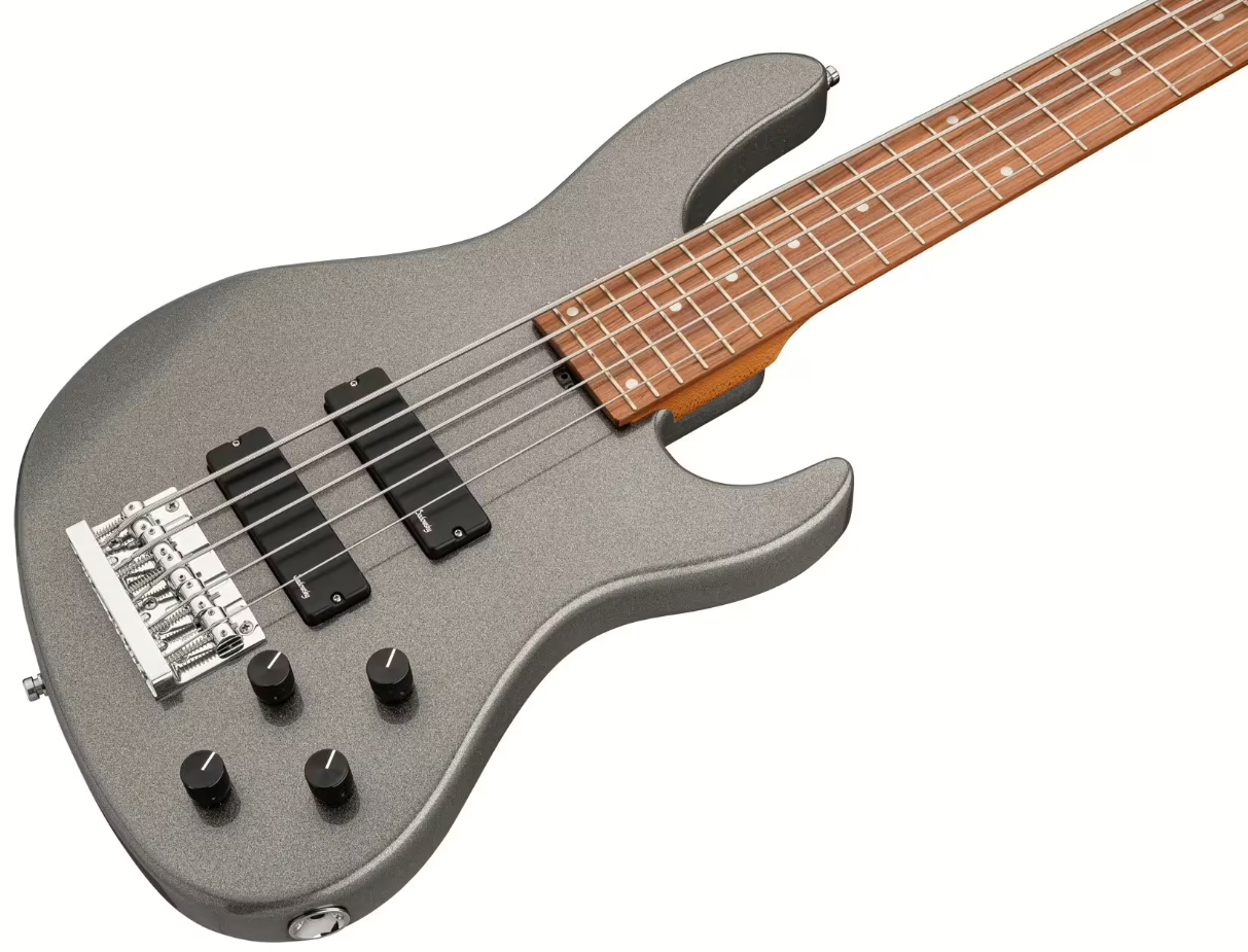 Sadowsky Modern Bass 24-fret 5c Metroexpress Active Mor - Solid Silver Metallic - Solid body electric bass - Variation 2
