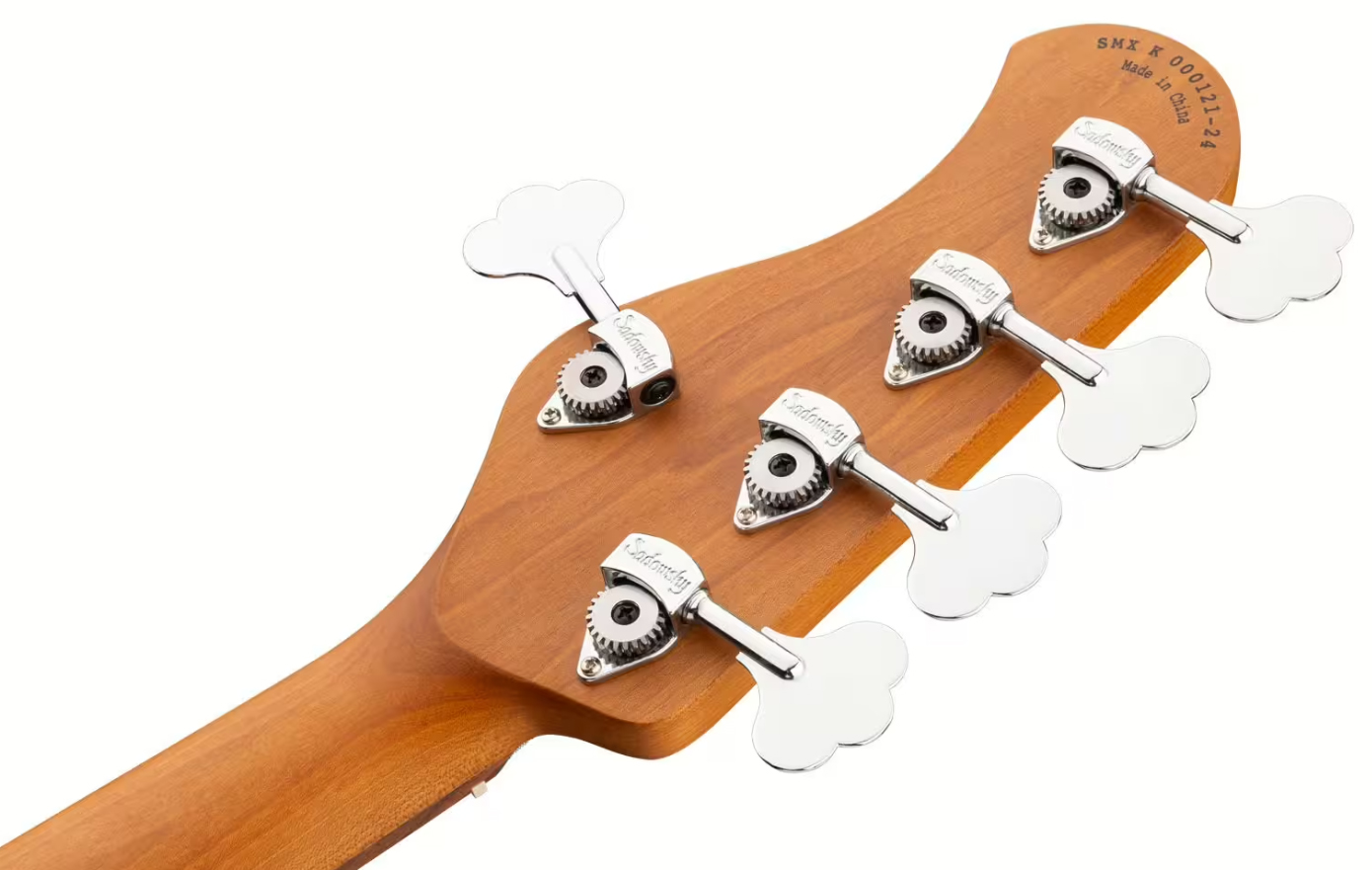 Sadowsky Modern Bass 24-fret 5c Metroexpress Active Mor - Solid Olympic White - Solid body electric bass - Variation 4