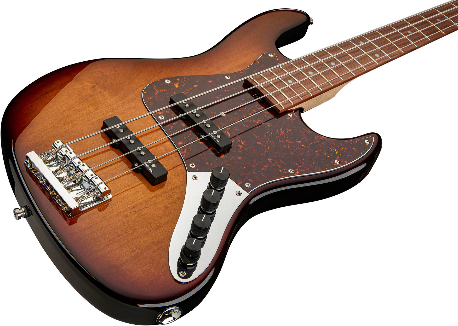 Sadowsky Modern Bass 24 Fret Alder 4c Metroline All Active Mor - '59 Burst Transparent - Solid body electric bass - Variation 2