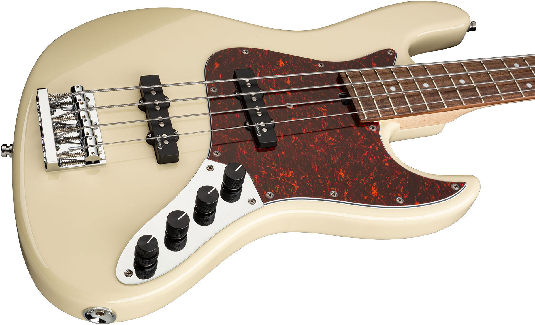 Sadowsky Modern Bass 24 Fret Alder 4c Metroline All Active Mor - Solid Olympic White - Solid body electric bass - Variation 2