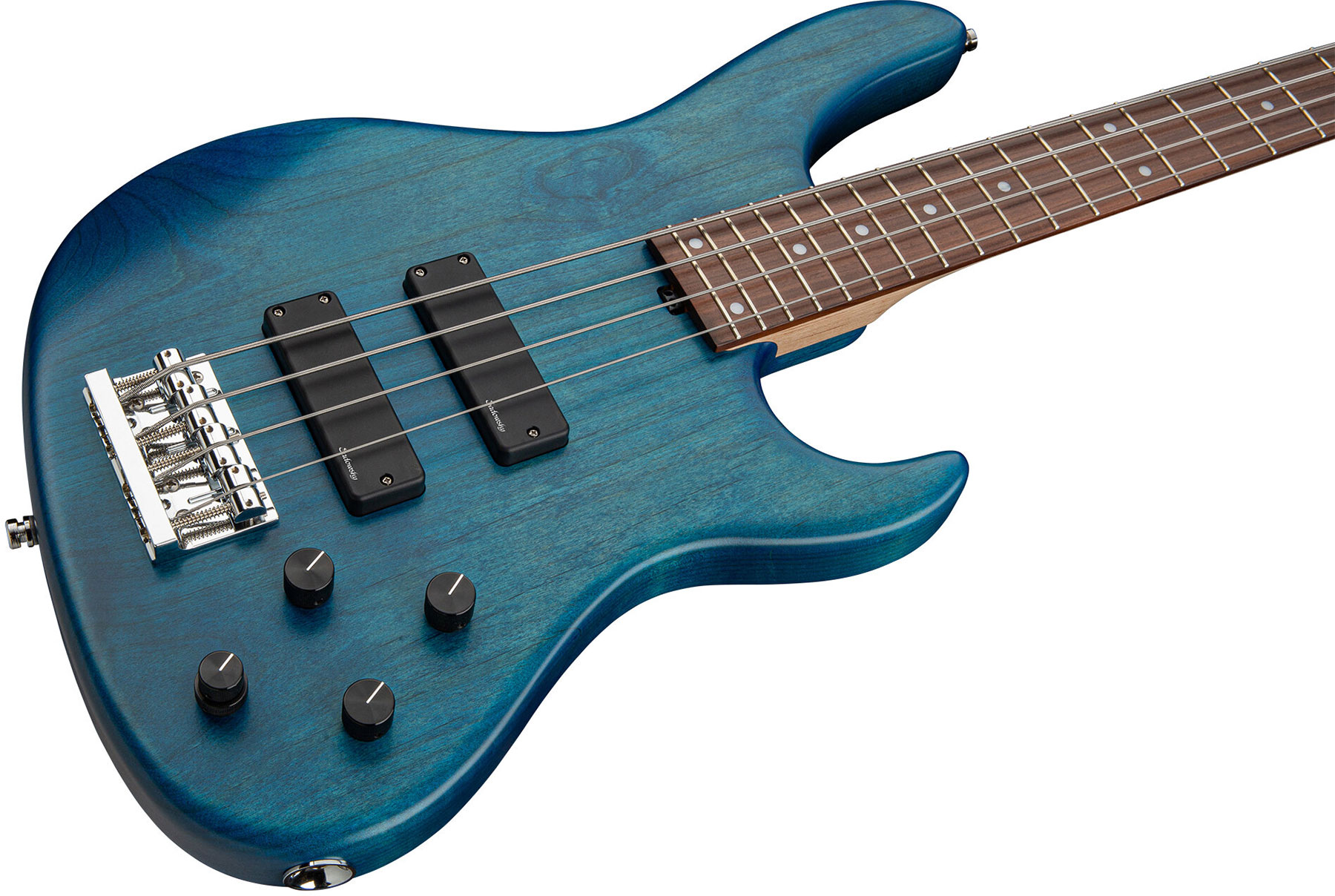 Sadowsky Modern Bass 24 Fret Alder 4c Metroline All Active Mor - Blue Transparent Satin - Solid body electric bass - Variation 2